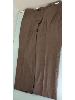 Jos A Bank Traveler Pants Mens 40X32 Moisture Wicking Wool Blend 4 Way Stretch
